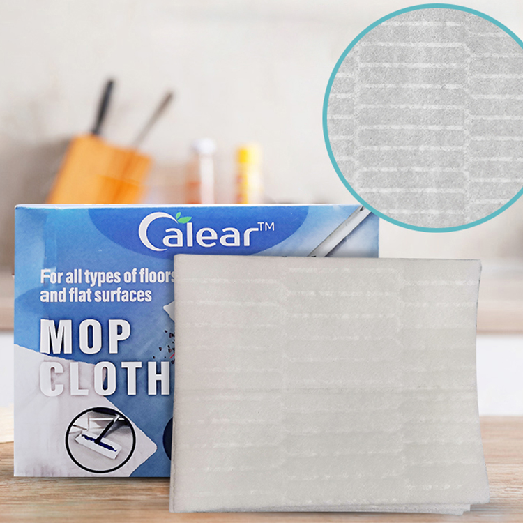  High quality multi magic duster cloth anti-static dry floor wipe spunlace mop pad