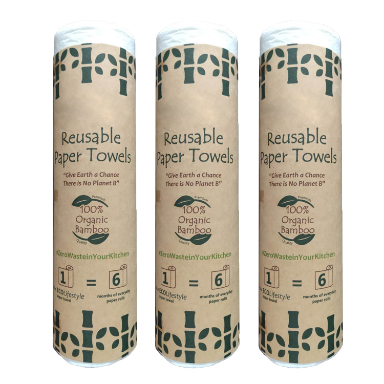 100% Organic Bamboo Dish Cloths Eco Cloths Reusable Bamboo Towels