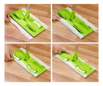 How to use and install the floor mop
