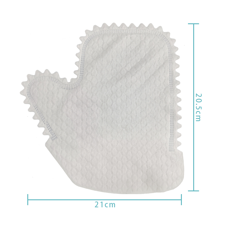 White Reusable Anti Oil Non Woven Dust Glove