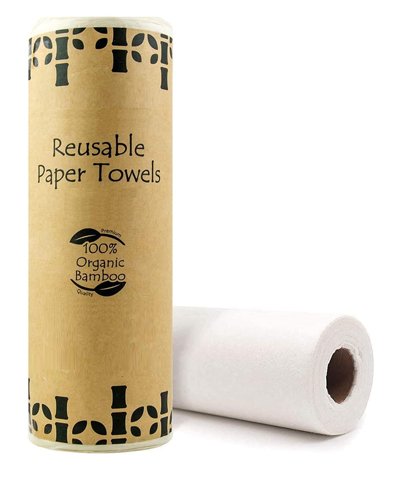 Germany Kitchen 100% Bamboo Kitchen Paper Towel Reusable Roll 